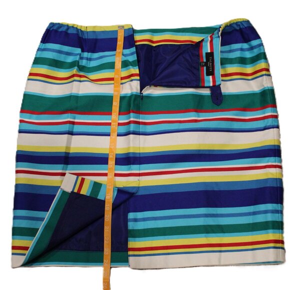 Talbots Bold Stripe Skirt - Sz 18 - Picture 4 of 4